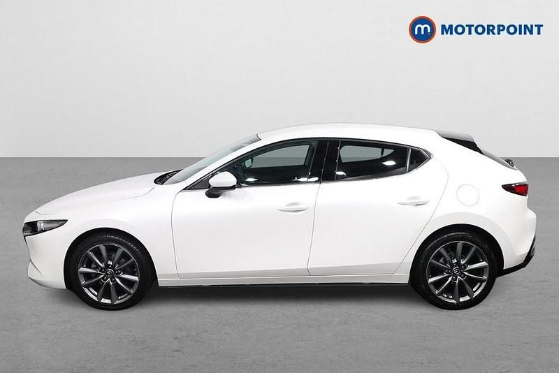 Used Mazda 3 Exclusive-Line 140 HP (102 kW) 2025 White Hatchback