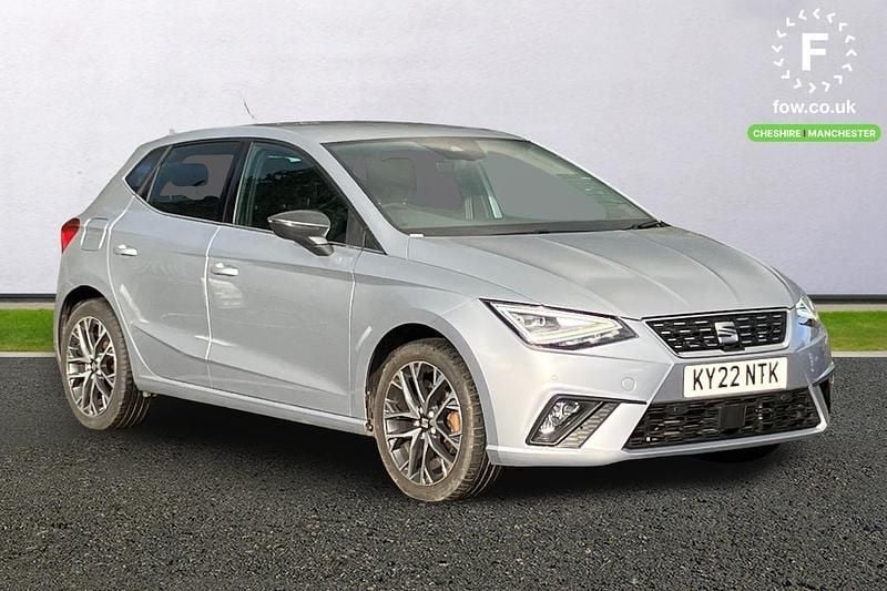 Silver Used 2022 Seat Ibiza XCELLENCE Lux Hatchback | £15,299 (Fair price) - Image 1/3