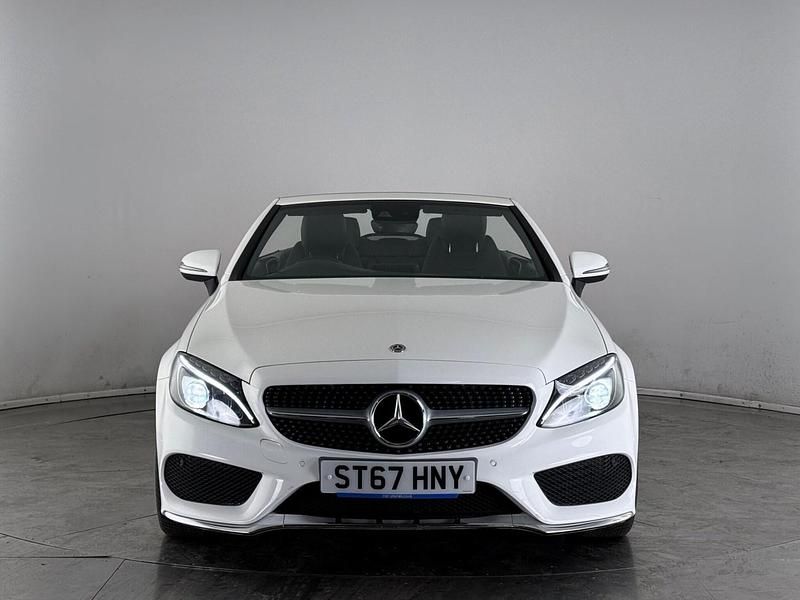 Used Mercedes C250 AMG line 2017 White Cabriolet