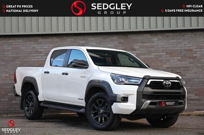 White Used 2024 Toyota HiLux Pickup | £37,995 (Expensive) - Image 1/4