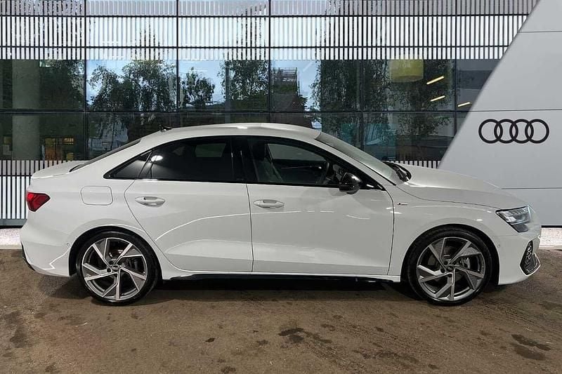 Used Audi A3 Black Edition 150 HP (110 kW) 2025 White Sedan