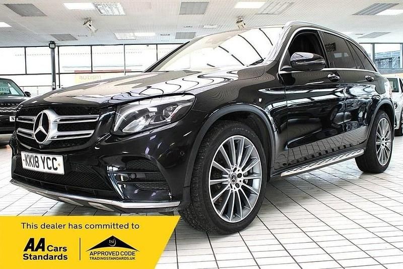 Used Mercedes GLC350 AMG line 2018 Black SUV