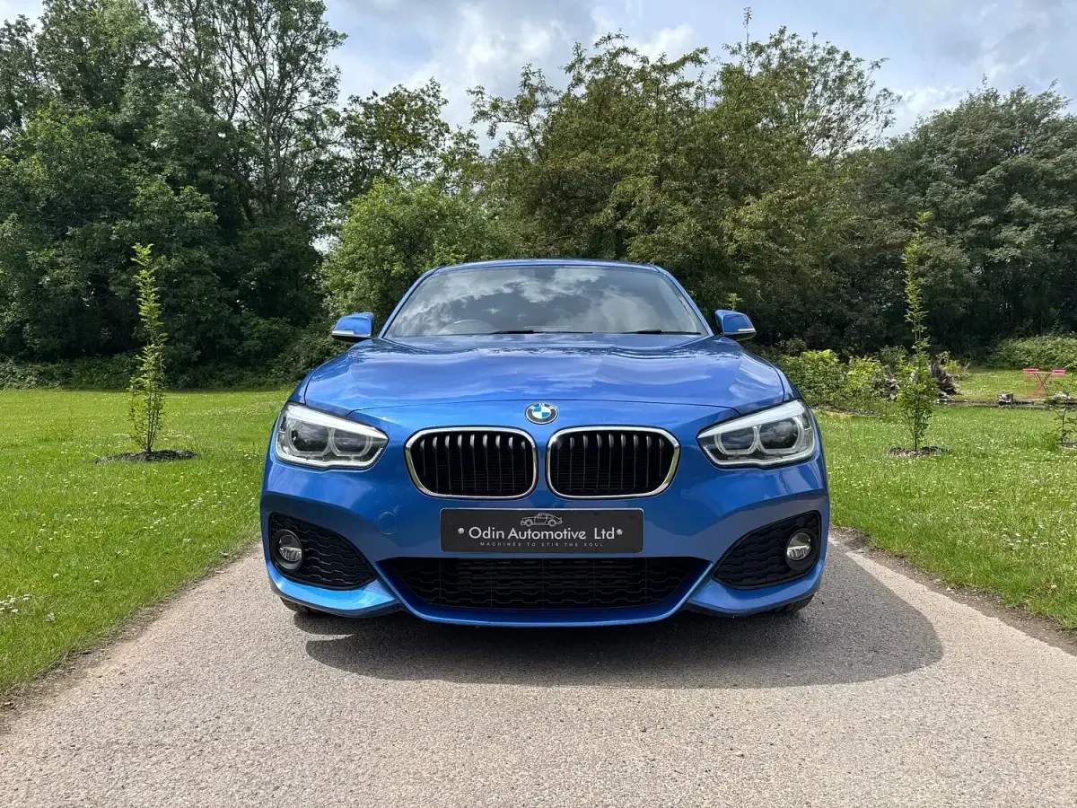 Used BMW 118 M Sport 150 HP (110 kW) 2017 Blue Hatchback