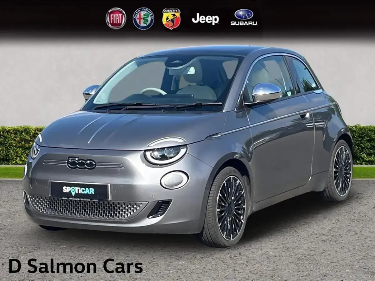 Used Fiat 500e La Prima 85 kW (116 HP) 2021 Grey Hatchback