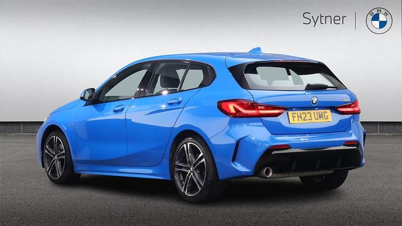 Used BMW 118 M Sport 134 HP (98 kW) 2023 Blue Hatchback