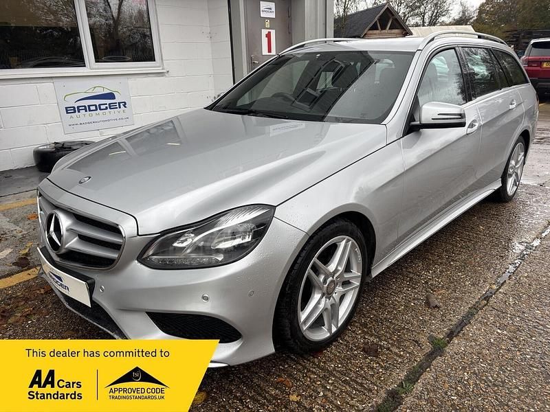 Silver Used 2015 Mercedes E350 AMG line Estate | £9,995 (Good price) - Image 1/4
