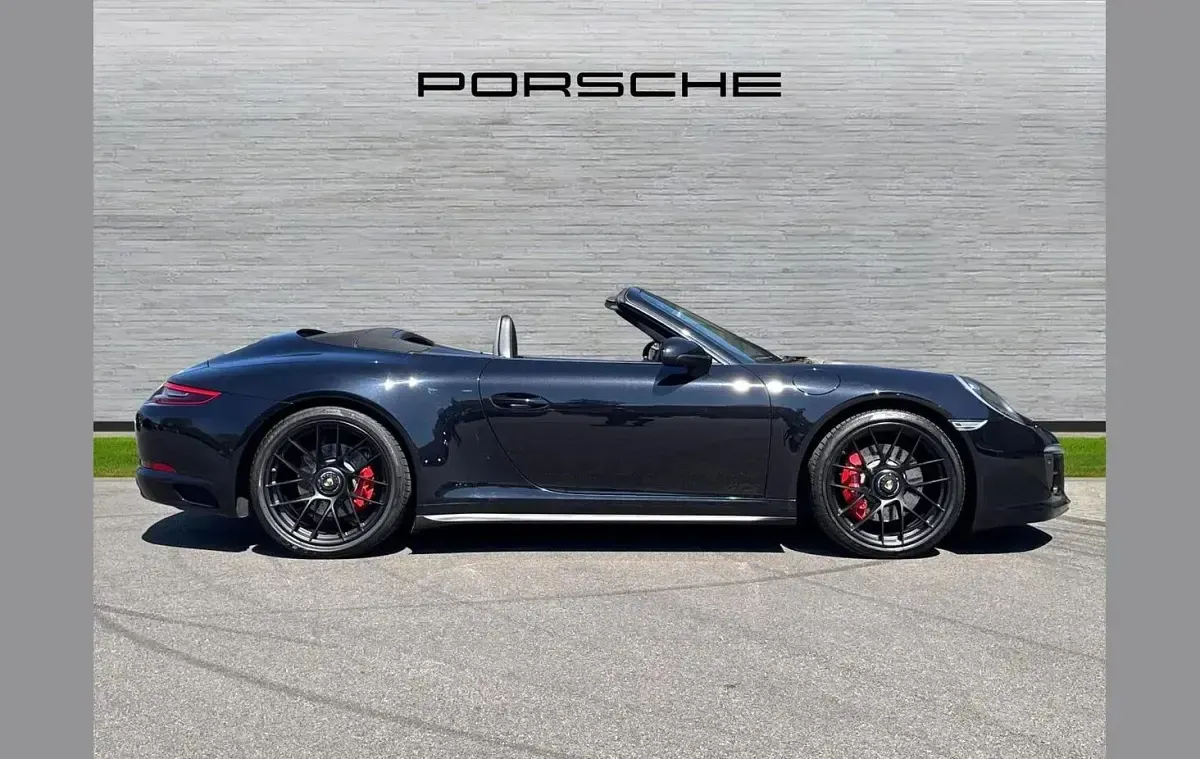Used Porsche 911 444 HP (326 kW) 2018 Black Cabriolet