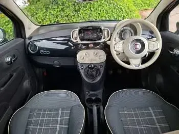 Used Fiat 500 Lounge 69 HP (50 kW) 2016 Black Hatchback