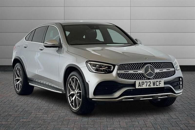 High tech silver Used 2023 Mercedes 220 AMG line Coupe | £45,450 - Image 1/4