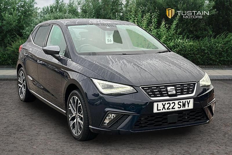 Blue Used 2022 Seat Ibiza XCELLENCE Hatchback | £15,299 (Fair price) - Image 1/4