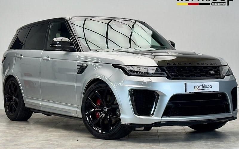 Used Land Rover Range Rover Sport SVR 575 HP (422 kW) 2018 Silver SUV