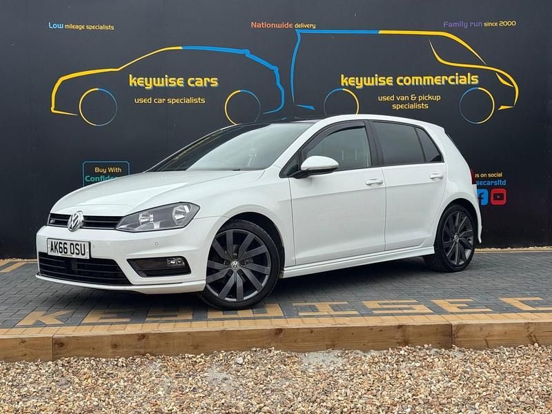 White Used 2016 VW Golf VII R-line Edition Hatchback | £12,990 (Expensive) - Image 1/3