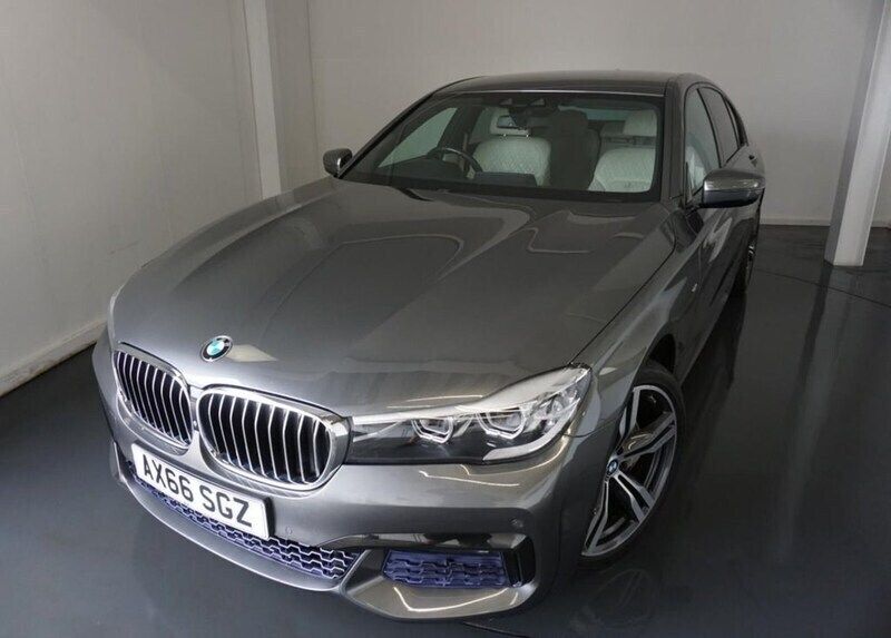 Grey Used 2016 BMW 740 M Sport Sedan | £24,950 (Fair price) - Image 1/4