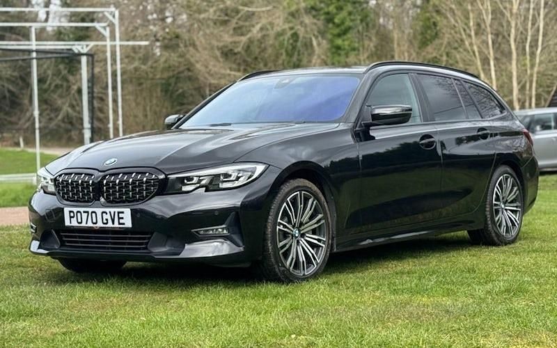 Used BMW 330 Sport Line 286 HP (210 kW) 2021 Black Estate