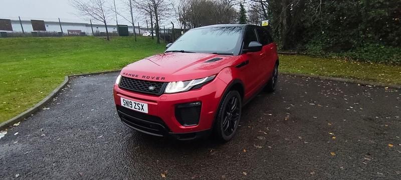 Red Used 2019 Land Rover Range Rover evoque HSE Dynamic Estate | £14,995 (Super price) - Image 1/4