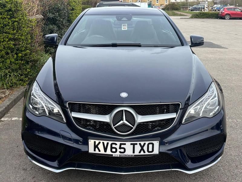 Used Mercedes E220 AMG line 2015 Blue Coupe