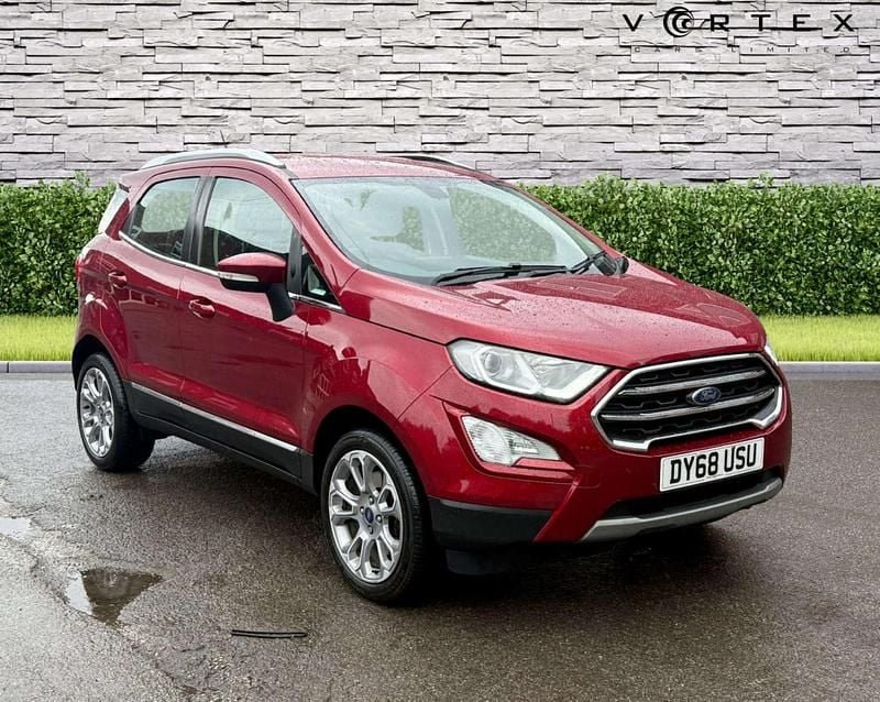 Red Used 2018 Ford Ecosport Titanium SUV | £5,850 (A bit pricey) - Image 1/3