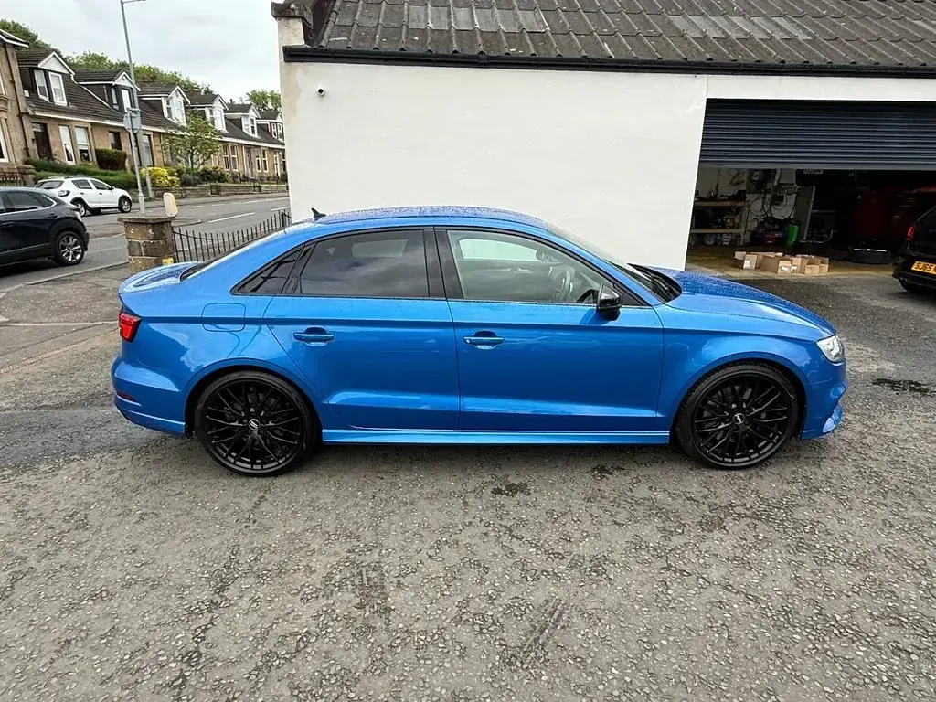 Used Audi S3 Black Edition 300 HP (220 kW) 2020 Blue Sedan