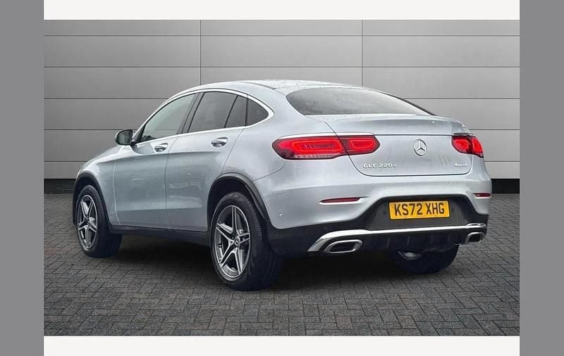 Used Mercedes GLC220 AMG line 194 HP (142 kW) 2023 Silver Coupe