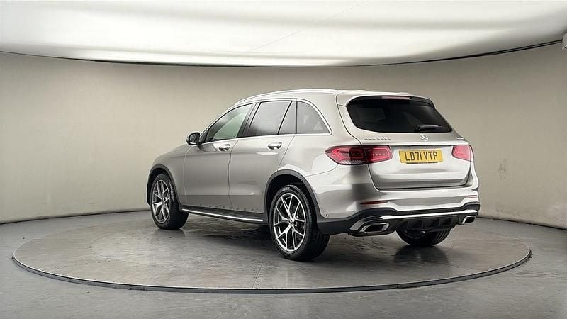Used Mercedes GLC300 AMG line 245 HP (180 kW) 2021 Mojave silver SUV