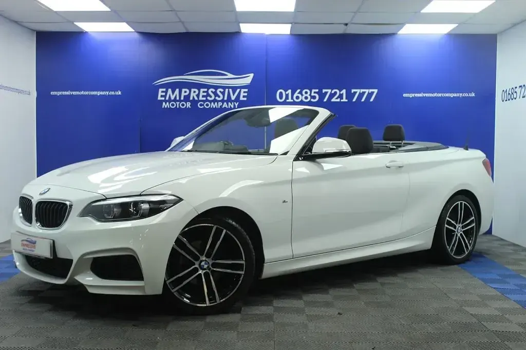 Used BMW 218 M Sport 136 HP (100 kW) 2020 White Cabriolet