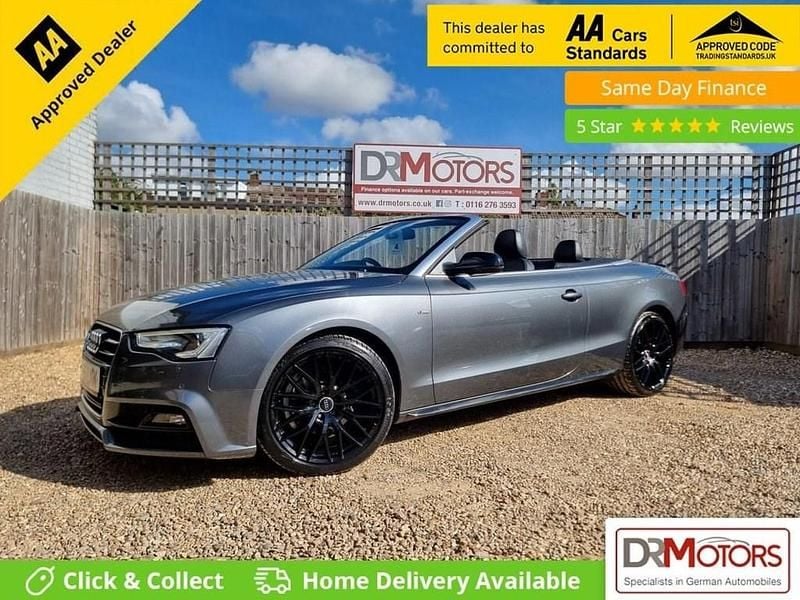Grey Used 2015 Audi A5 Cabriolet S-Line Cabriolet | £13,540 (A bit pricey) - Image 1/4