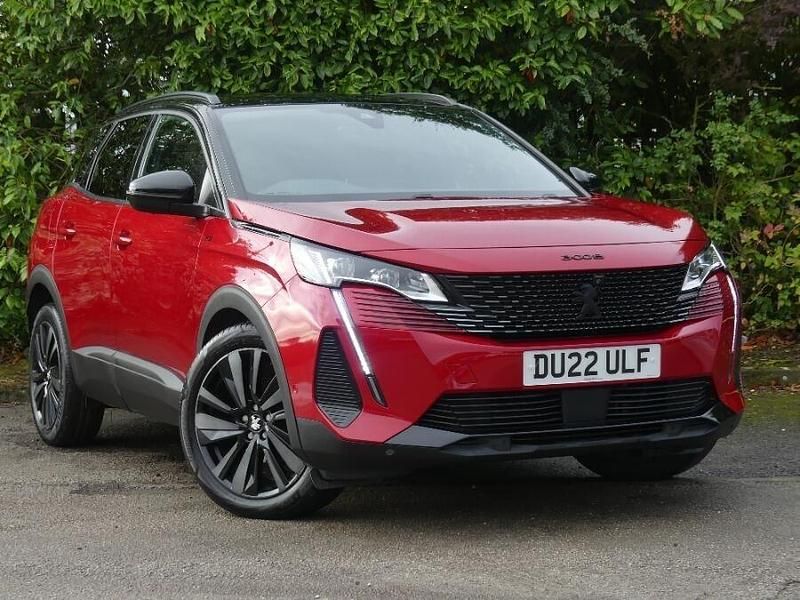 Red Used 2022 Peugeot 3008 Premium Hatchback | £18,993 (Fair price) - Image 1/4