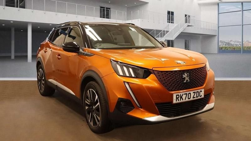 Orange Used 2020 Peugeot e-2008 GT-line SUV | £12,300 - Image 1/4