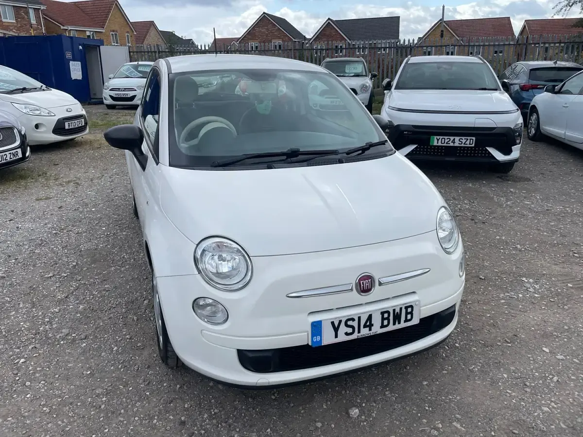 Used Fiat 500 Pop 69 HP (50 kW) 2014 White Hatchback