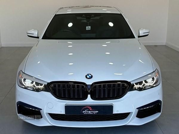 Begagnad BMW 520 M Sport 2018 Vit Sedan
