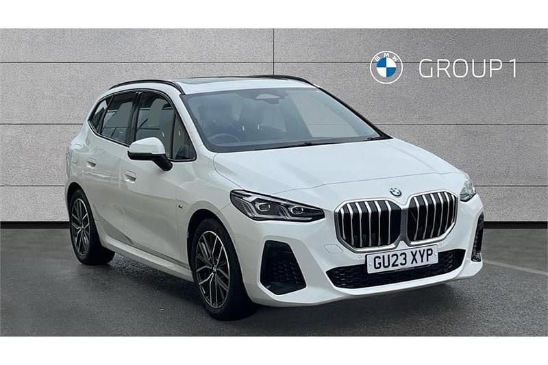 Used BMW 223 Active Tourer M Sport 204 HP (150 kW) 2023 Alpine white MPV
