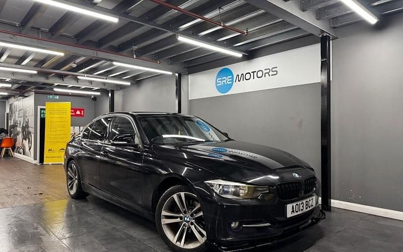 Black Used 2013 BMW 320 Sport Line Sedan | £5,250 (Good price) - Image 1/4