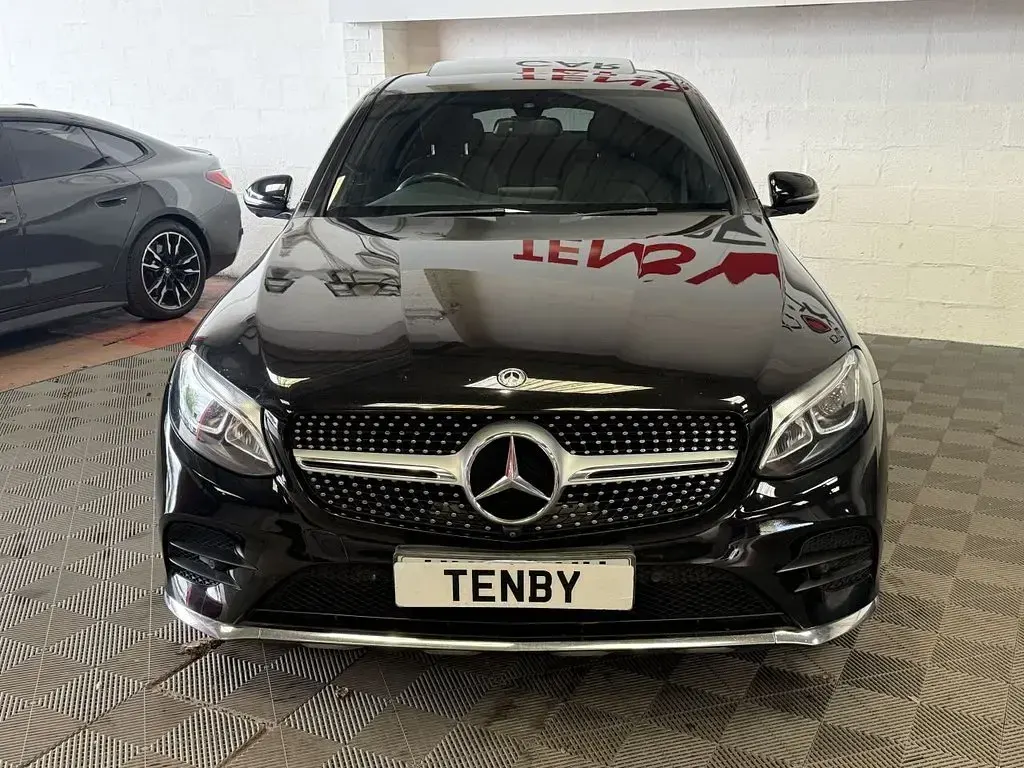 Used Mercedes GLC220 AMG line 170 HP (125 kW) 2017 Black SUV