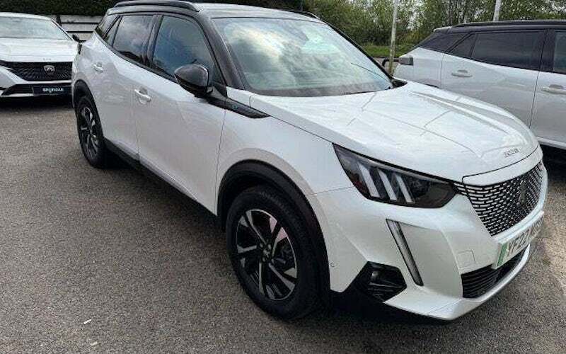 White Used 2022 Peugeot e-2008 GTi SUV | £13,650 (Fair price) - Image 1/4