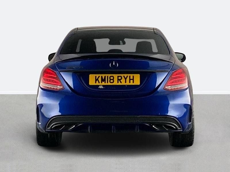 Used Mercedes C250 AMG Line Premium Plus 2018 Blue Sedan