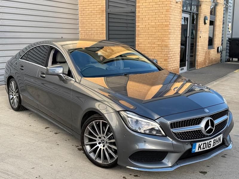 Used Mercedes CLS220 AMG line 177 HP (130 kW) 2016 Grey Coupe