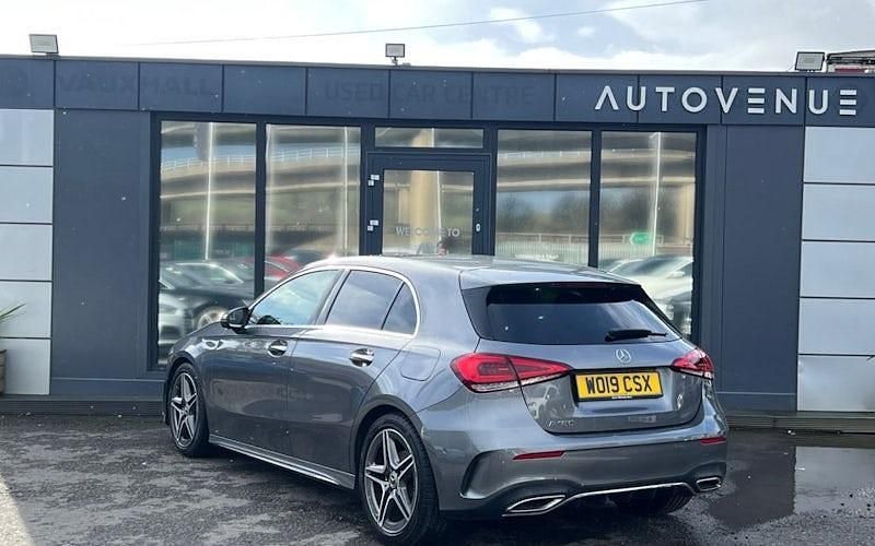 Used Mercedes A180 AMG Line Premium Plus 136 HP (100 kW) 2019 Grey Hatchback