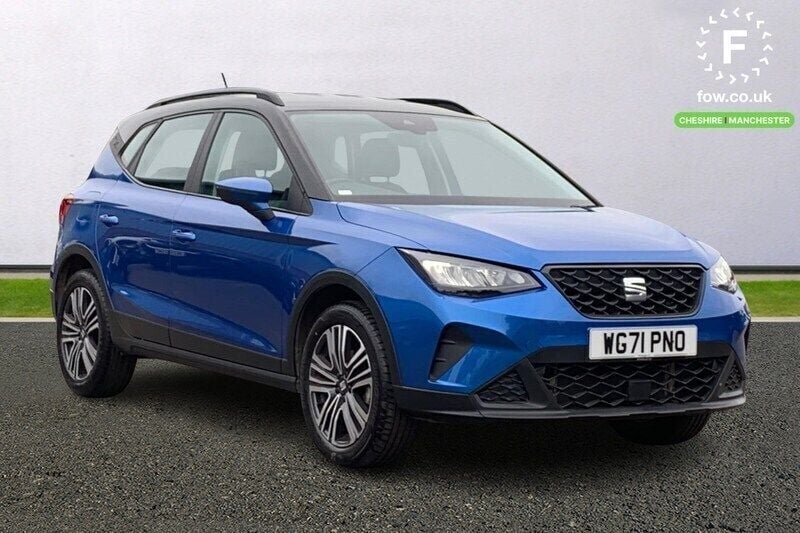 Blue Used 2022 Seat Arona SE Technology SUV | £14,299 (Good price) - Image 1/4