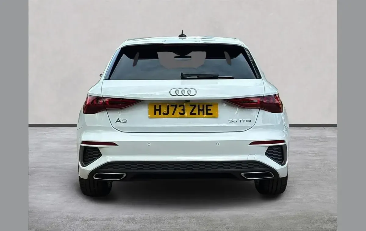 Used Audi A3 S-Line 150 HP (110 kW) 2023 White Sedan