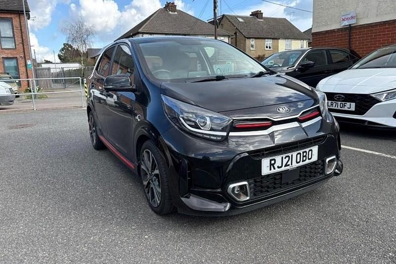 Used Kia Picanto GT-Line 99 HP (72 kW) 2021 Black Hatchback