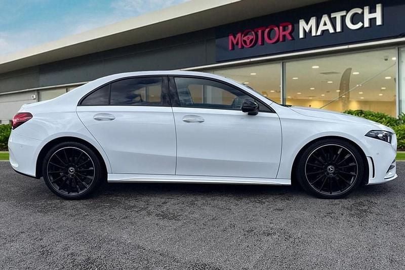Used Mercedes A200 AMG line 150 HP (110 kW) 2023 White Sedan