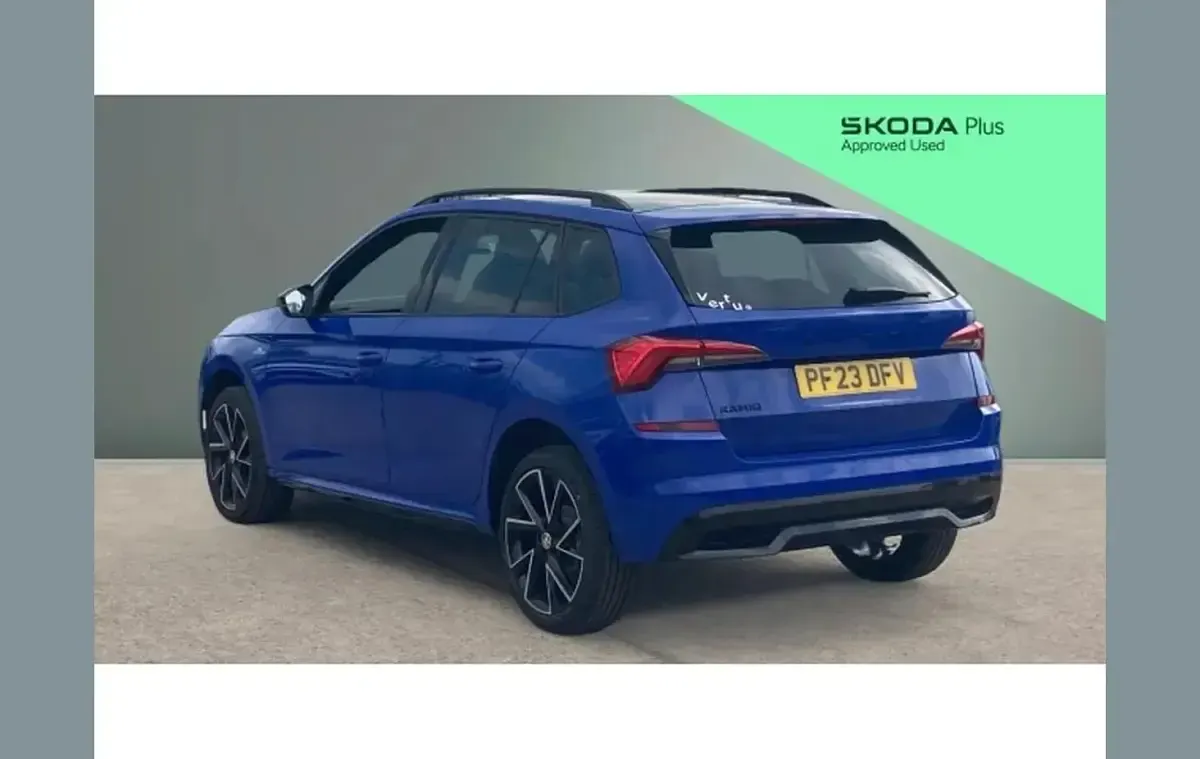 Used Skoda Kamiq Monte Carlo 115 HP (84 kW) 2023 Blue SUV
