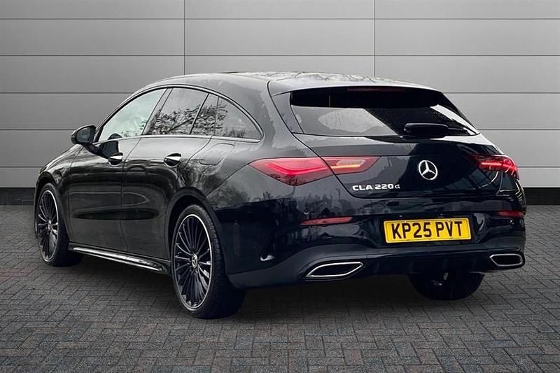 Used Mercedes CLA220 AMG Line Premium Plus 190 HP (139 kW) 2025 Cosmos black Sedan