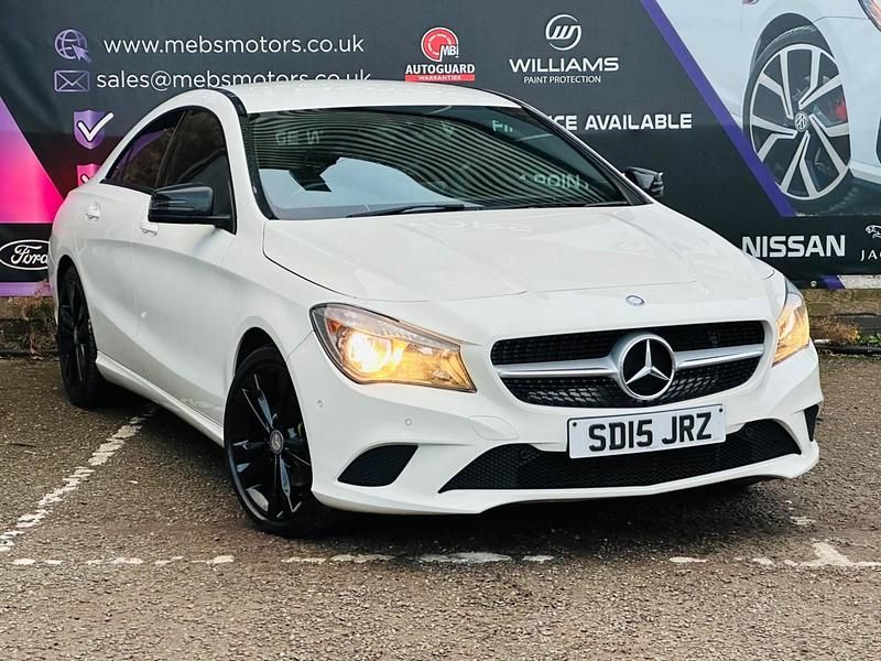 White Used 2015 Mercedes CLA220 Sedan | £9,950 (Good price) - Image 1/3