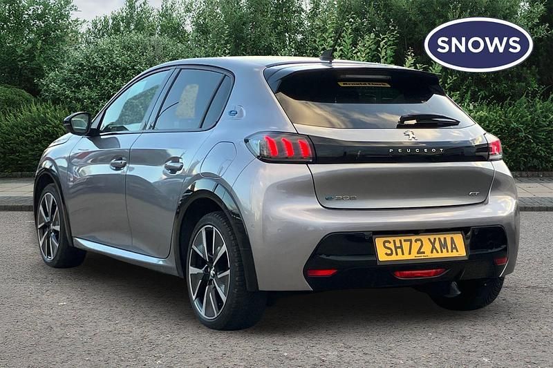 Used Peugeot e-208 GT 100 kW (136 HP) 2022 Grey Hatchback