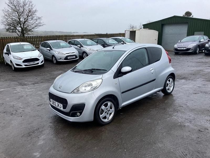 Silver Used 2012 Peugeot 107 Allure Hatchback | £1,695 (Good price) - Image 1/4