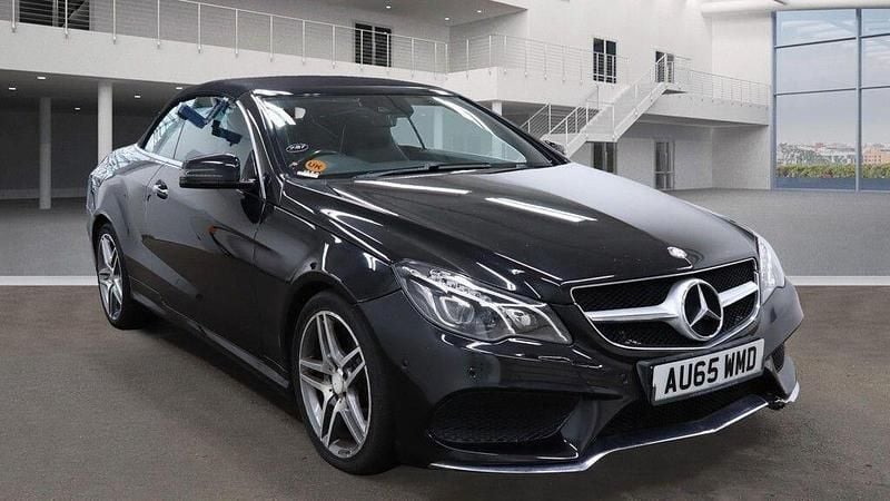 Black Used 2015 Mercedes E350 AMG Line Premium Cabriolet | £10,950 (Fair price) - Image 1/4