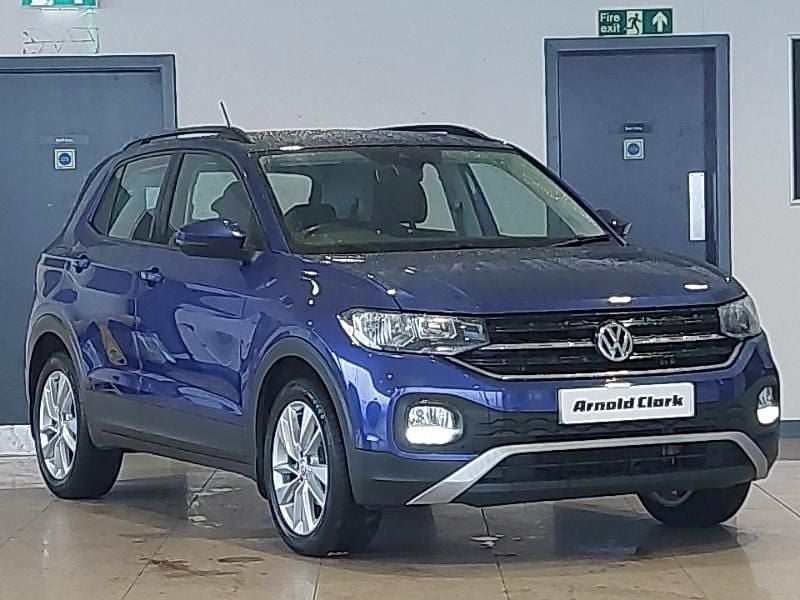 Used VW T-Cross SE 115 HP (84 kW) 2019 Blue SUV
