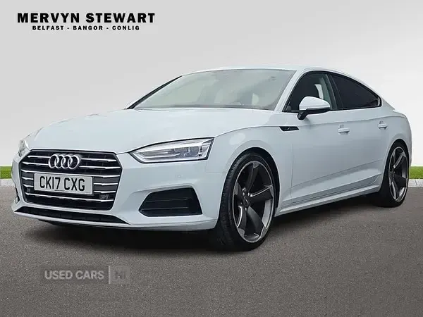 Begagnad Audi A5 Sport 2017 Vit Sportkupé