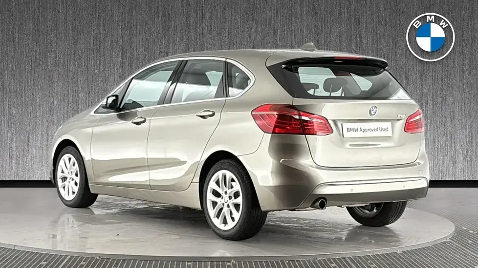Used BMW 218 Active Tourer Luxury Line 134 HP (98 kW) 2015 Silver MPV